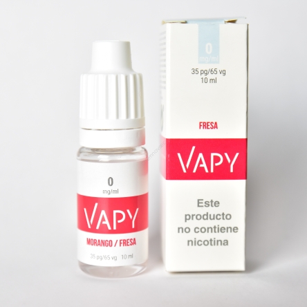 VAPY Morango 10ml 0mg/ml