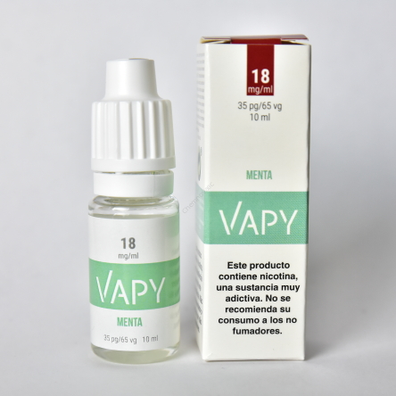 VAPY Menta 10ml 18mg/ml