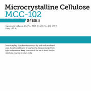 Microcrystalline Cellulose Powder 20KG